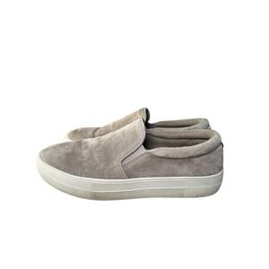 3/$20 Madden Gills Slip On Shoes Suede Taupe / Gray Casual Women's Size 8M